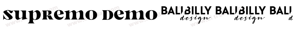 Supremo Demo字体转换